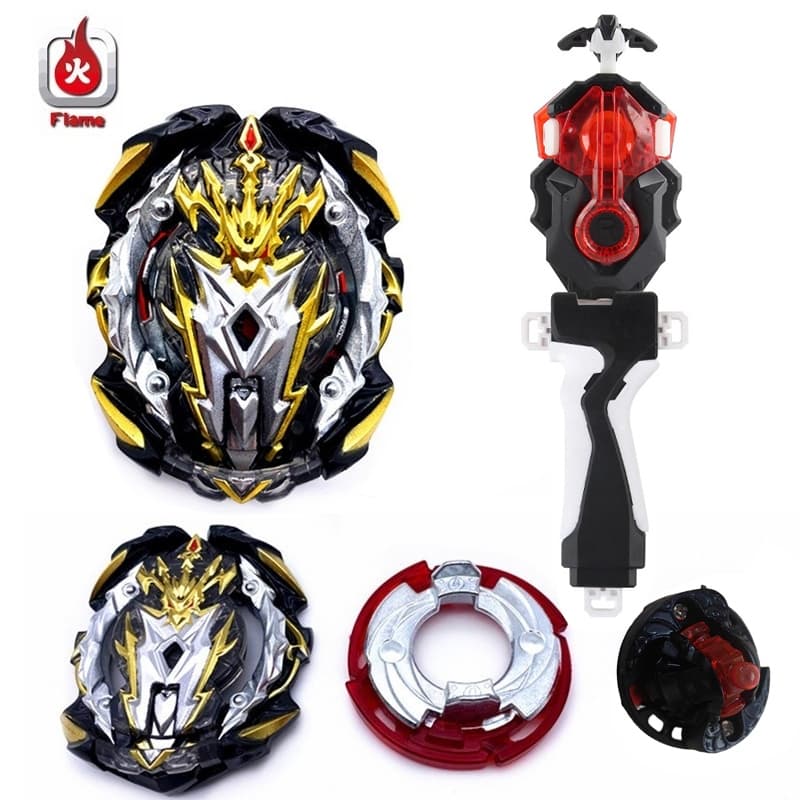 Gyro Bey Burst B-153-02 Prime Apocalipse Dagger Ultimate Reboot Flame Marca Com Conjunto De Lançador Ou Brinquedos Girat