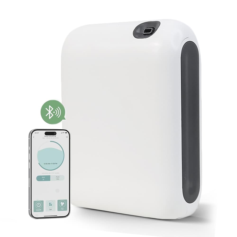 Máquina De Ar Inteligente Com Difusor De Aroma , Óleo Essencial Sem Água Nebulizador Frio USB E Alimentado Por Bateria