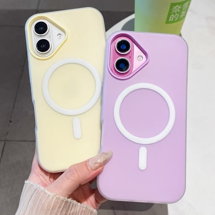 Jelly Skin Sentir Fosco Magnetismo Caso De Telefone Adequado Para iPhone 16 17 11 12 13 14 15 Pro Max 16 Plus Capa Trase
