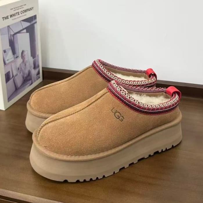Botas De Neve Integradas De Sola Grossa De Ovelha E Pele Baotou Sapatos Antiderrapantes semi-Algodãosheep Algodão