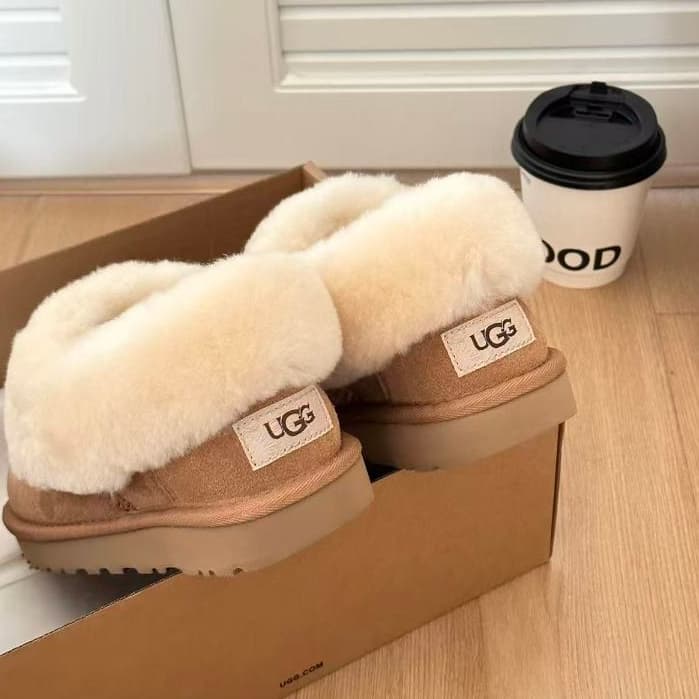 Botas De Neve Femininas NITA Inverno Confortável Fofo Lazer Mocassins Moda Preguiçoso Mao Sapatos 1119002