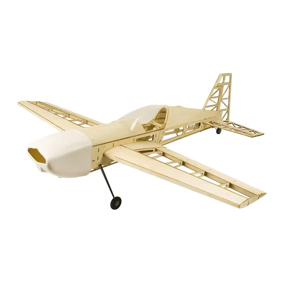 Novo Avião RC X01 Corte A Laser Balsa Madeira Extra330 Quadro Sem Capa Envergadura 1000mm Modelo De Kit De Construção