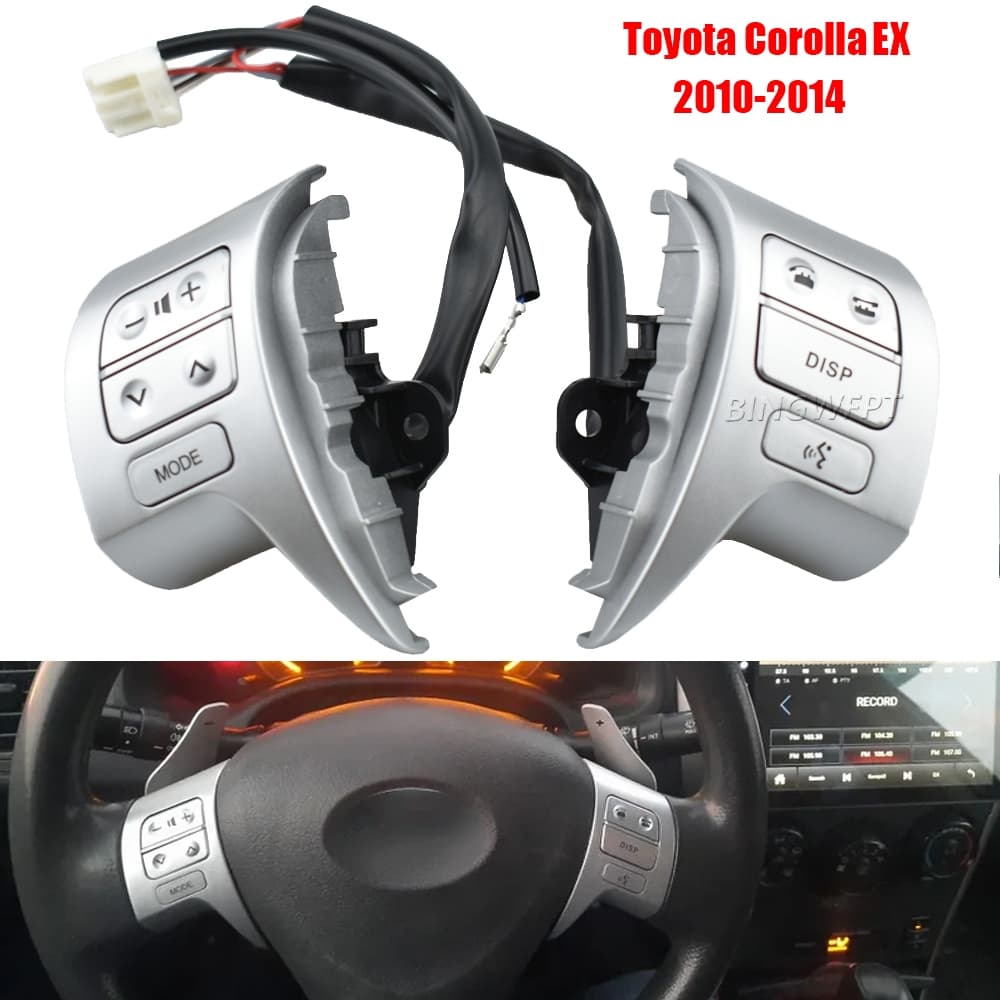 (Adequado Apenas Para Corolla EX) Novo TOYOTA 2010 2011 2012 2013 2014 Interruptor De Controle De Áudio Do Volante