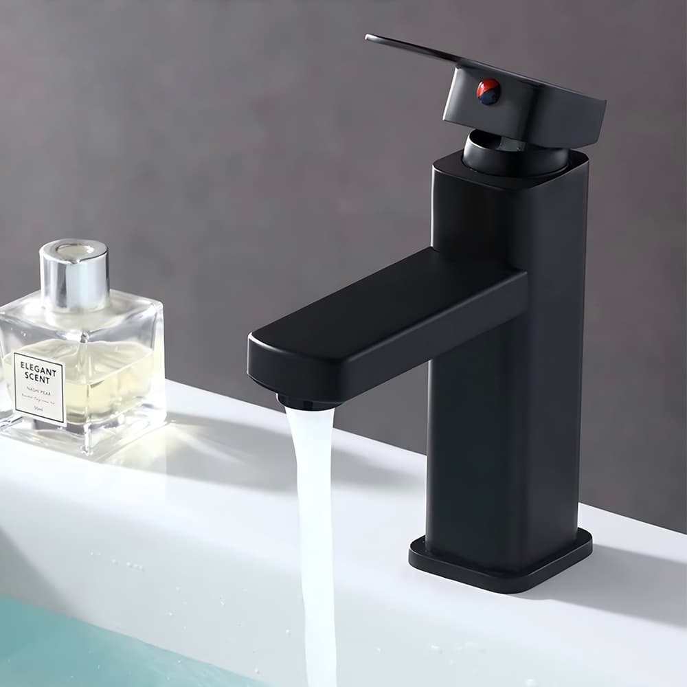 Inox Torneira banheiro Alavanca Moderna Abs Luxo 1/2 De Volta Cromo Premium Monocomando