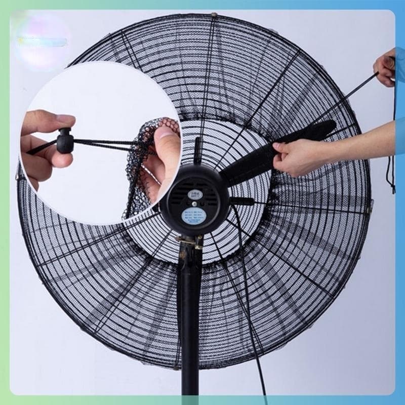 Capa de malha redonda para ventilador elétrico, protetor de segurança anti-esmagamento, capa universal para uso doméstic