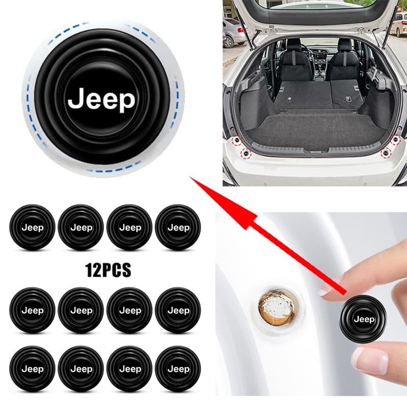 2.8 Cm Jeep Amortecedor De Porta De Carro Adesivos Protetores Almofadas De Borracha À Prova De Som Acessórios Para Reneg