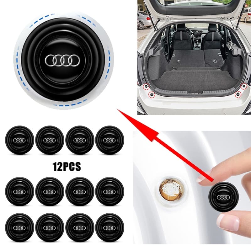 2.8cm audi Porta Do Carro Amortecedor Adesivos Protetores Almofadas De Borracha À Prova De Som Acessórios Para