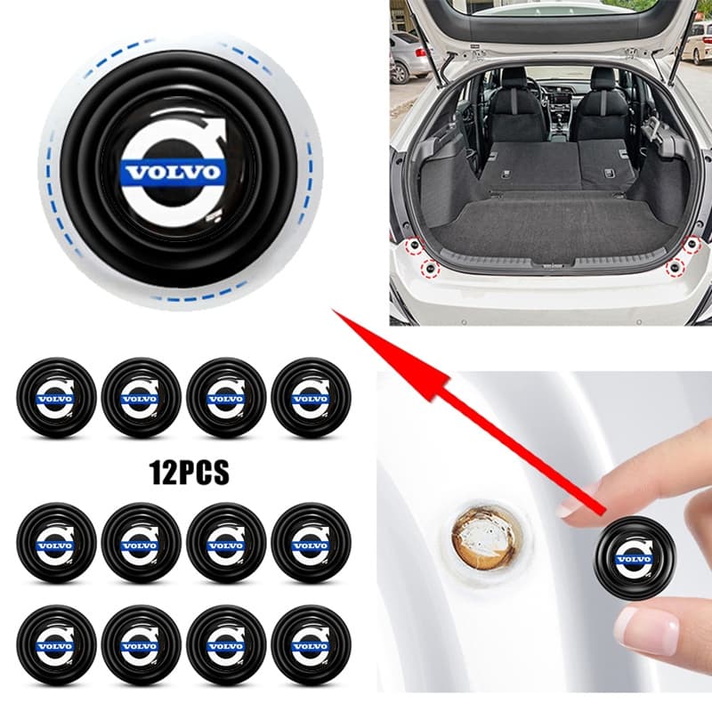 2.8 Cm Volvo Amortecedor De Porta De Carro Adesivos Protetores Almofadas De Borracha À Prova De Som Acessórios Para XC90