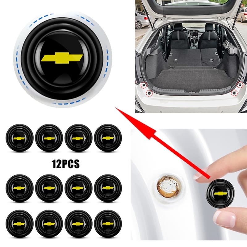 2.8 Cm Chevrolet Amortecedor De Porta De Carro Adesivos Protetores Almofadas De Borracha À Prova De Som Acessórios Para