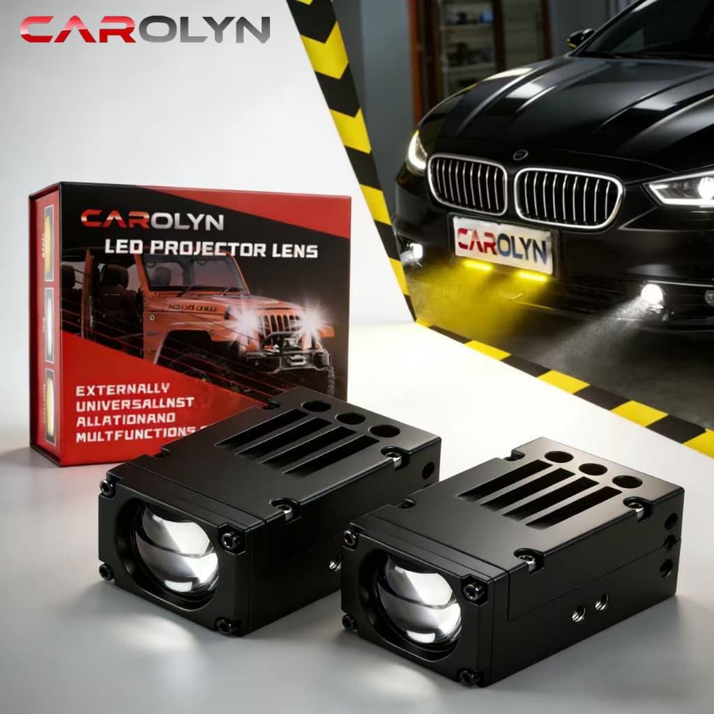 Led Farol Pára-Choques Lâmpadas De Nevoeiro Lente Do Projetor Luz Trabalho Mini Condução Luzes Auxiliares Para Carro Mot