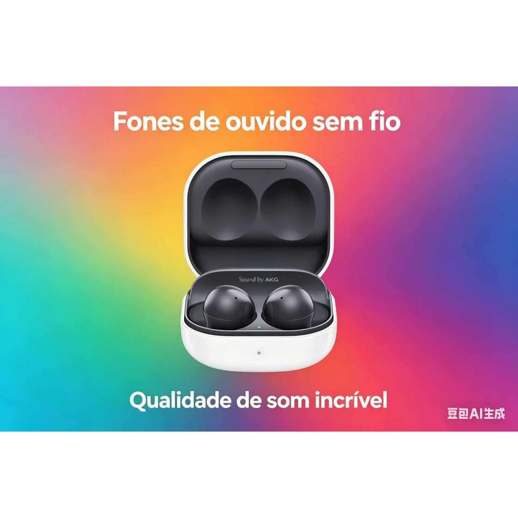 Galaxy Buds2 Fone de ouvido sem fio com cancelamento de ruído ativo HD Chamada Fones de ouvido esportivos confortáveis