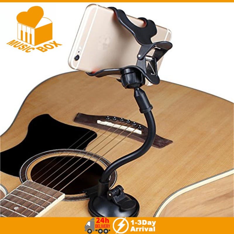 Suporte Do Telefone Cantando Letras Ventosas Músicos Guitarra Móvel pemegang bimbit