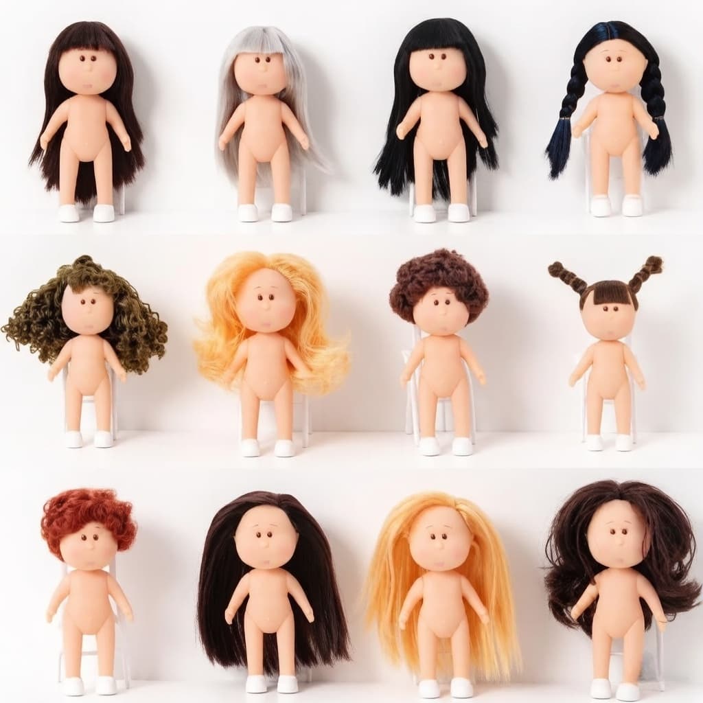 Boneca De Batata Espanhola De 14 Cm MIA Colecionável-Opções De Cabelo Multicoloridas/Roupa Mutável Em Miniatura Fofa