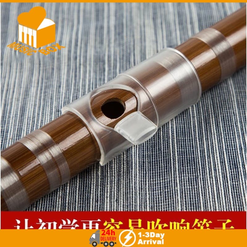 Flauta De Bambu Ajuda Fácil De Soprar Soprador Bocal Apito Instrumento Musical Profissional