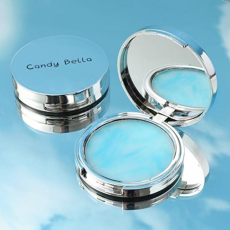 Pó De Contorno BLLOON , Longa Duração Com Controle De Óleo Para Configuração De Gel Em Candy Bella