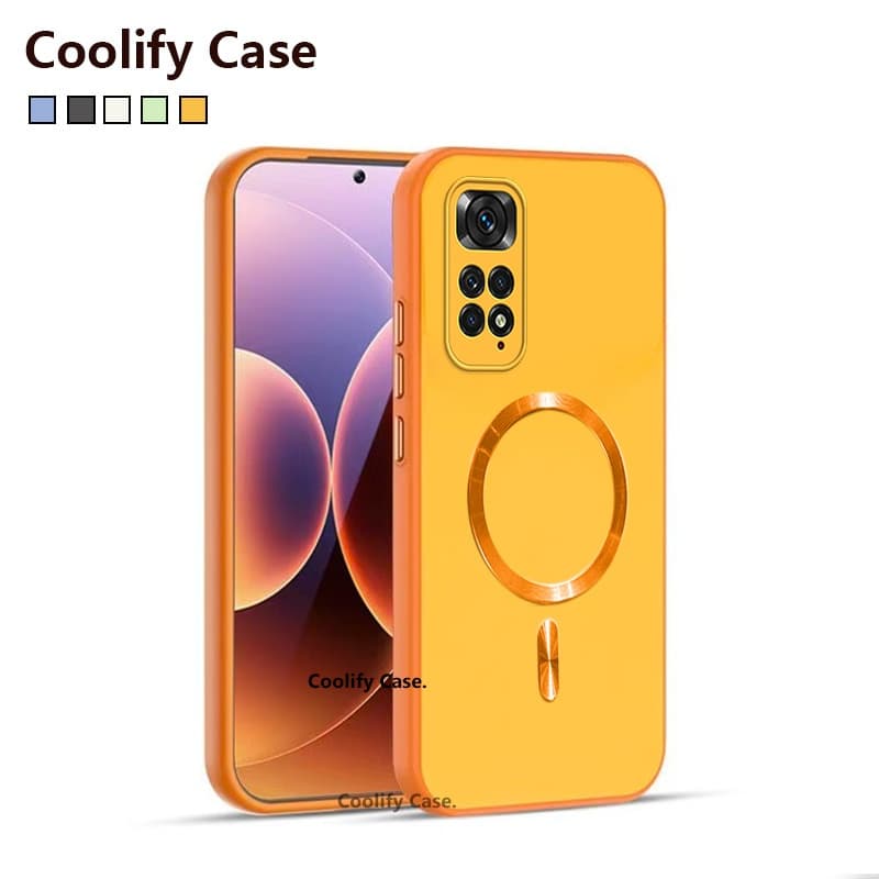 Capinha Magnética Xiaomi Redmi Note 11s 10s Nota 11 10 Pro 4G Dura Caixa Telefone À Prova De Choque