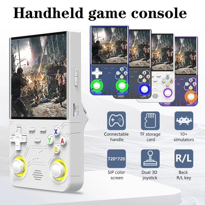 R36 Ultra Console Portátil Retro Jogo 4 Shield Tela IPS Jogadores De Emulador Bolso Leitor Vídeo 64G/128G 20000 + Jogos