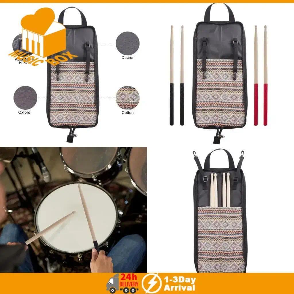 Tambor Varanda Bolsa Estilo Étnico Oxford Pano Impermeável Baqueta Mochila