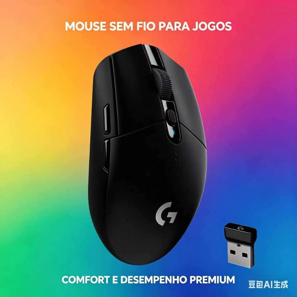Rato de jogo sem fio G305 Lightspeed