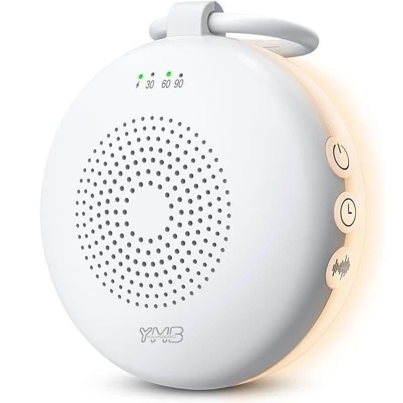 Máquina De Ruído Branco Para Bebês E Adultos , Alto-Falante Com Som Dormir , Luz Noturna