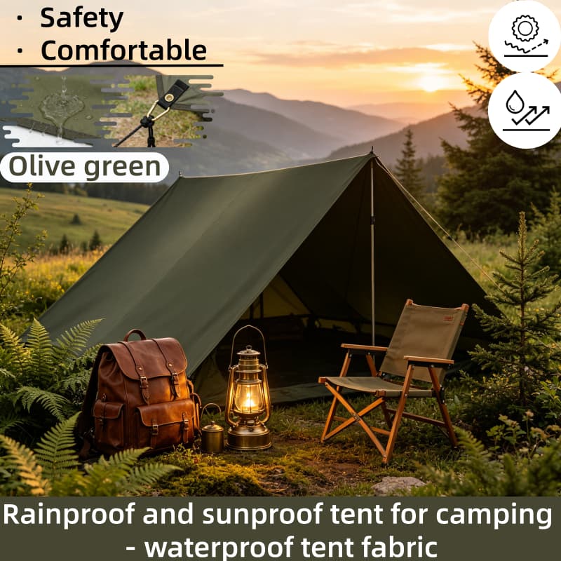 Barraca de lona impermeável portátil Ultra leve, grande barraca de guarda-sol de acampamento, guarda-sol, guarda-sol de