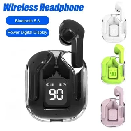 Fone De Ouvido NOVO Ruído Cancelando Earbuds Bluetooth Sem Fio HiFi Stereo Com Carregamento De Visor Digital