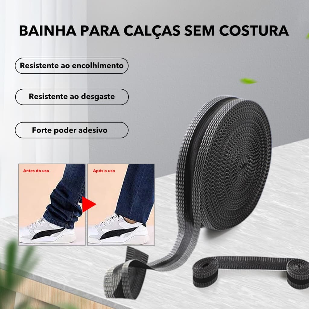 1M/5M Calça Auto-Adesiva Pasta De Bainha Fita De Borda De Ferro Sobre Reparo Jean Para Tecido De Costura De Bricolagem