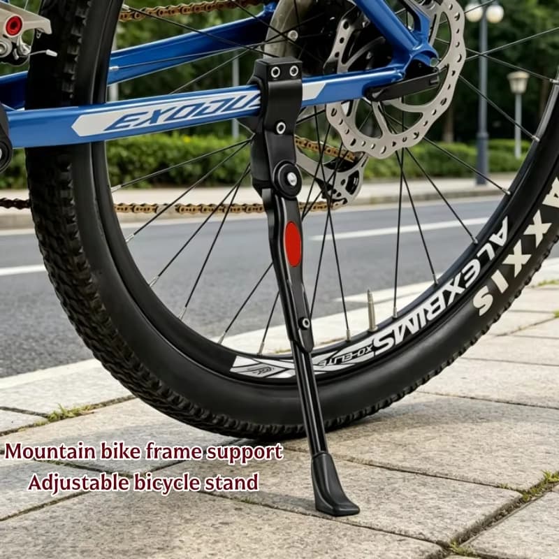 Acessórios de bicicleta suporte traseiro lateral Diagonal resistente suporte de bicicleta de estrada ajustar