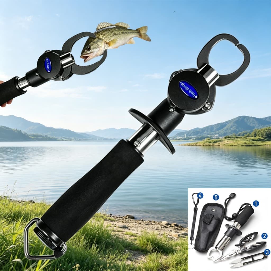 Alicate De Contenção Garra Peixe Com Balança 21kg pescaria pesca