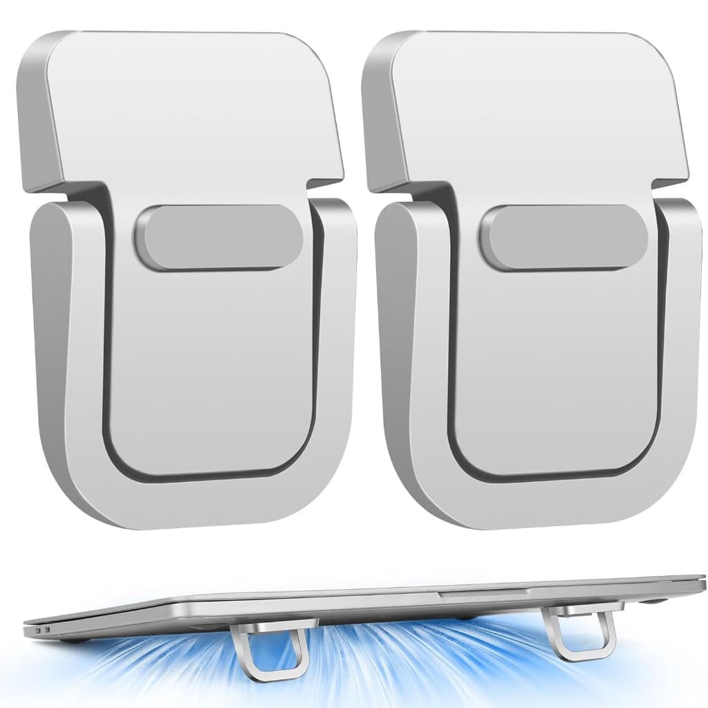 2 Pçs Mini Suporte Do Portátil Para Mesa , Suportes Teclado , Dobrável , Elegante Caderno Computador