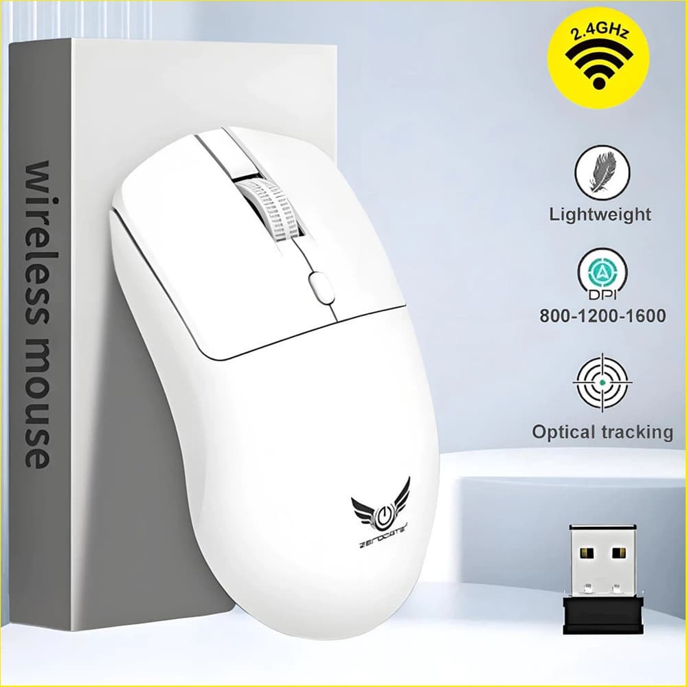 T2 Mouse de escritório com conexão estável sem fio 2.4G