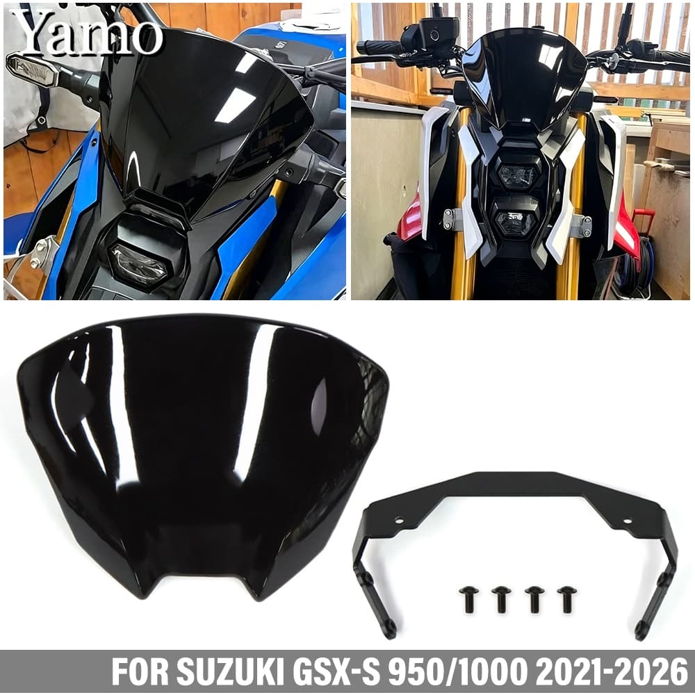 Para SUZUKI GSX-S 950 1000 2021-2026 Pára-Brisa GSXS 950 1000 Motocicleta Voar Tela Modificação Acessórios