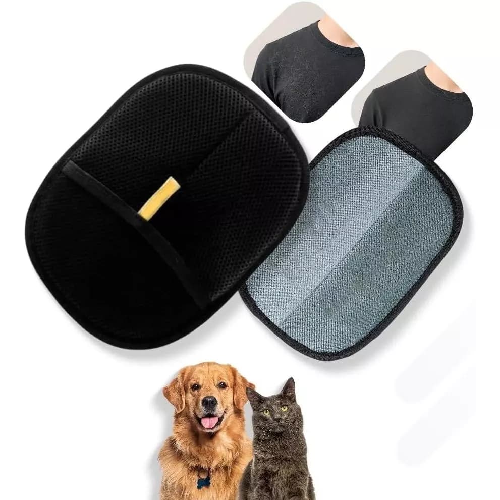 1~4 PCS Luva Pet Removedora De Pelos Gato Cachorro Sofá Cama Escova Mágica