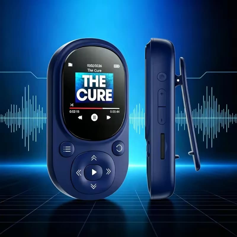 Novo Clipe Bluetooth MP3 Player Portátil Música MP4 Gravador De Voz Múltiplas Cores