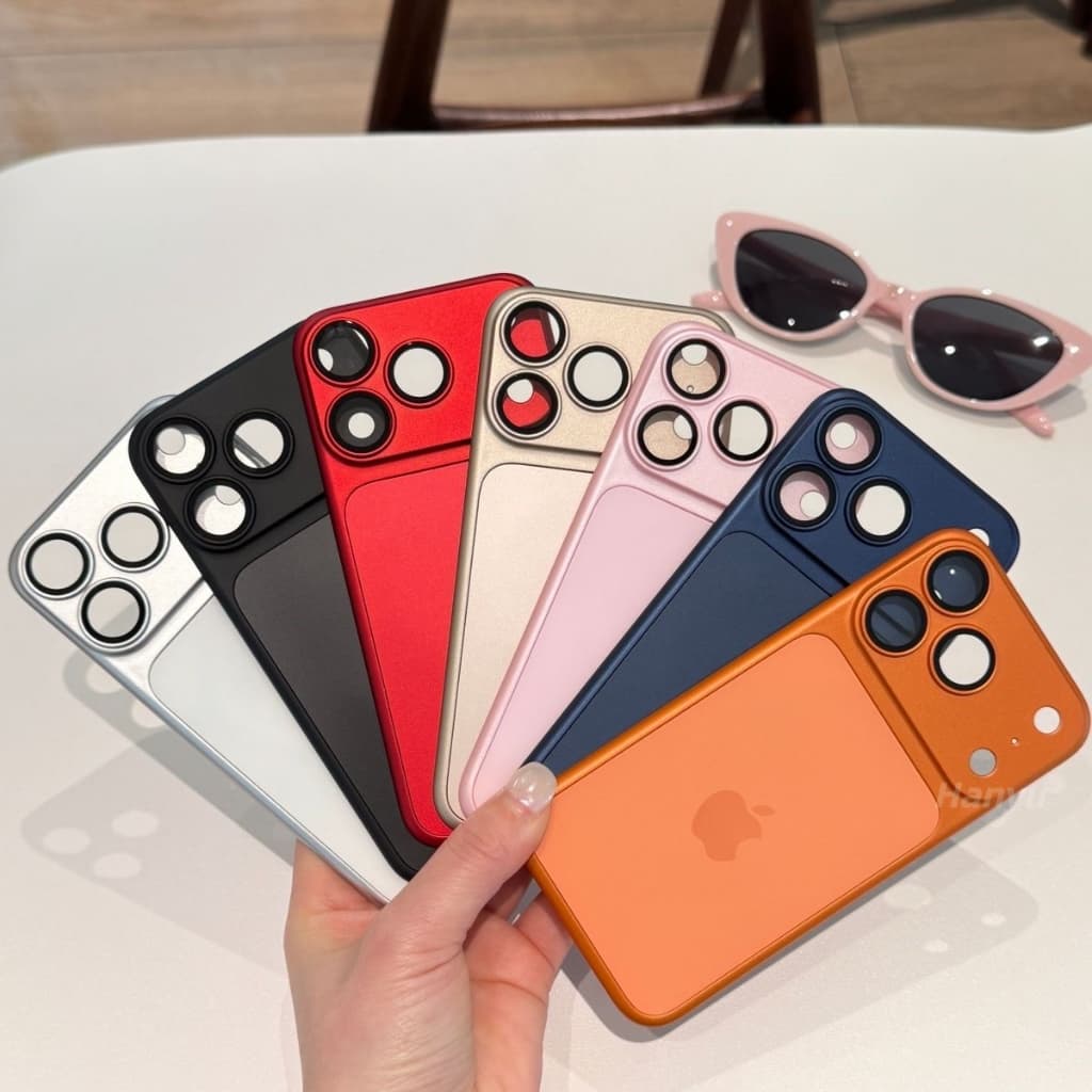 Capa De Telefone Com Clipe Traseiro Magnético Ultrafino Para PC iPhone 17 16 15 14 13 12 Pro Max Adsorção Magnética Sem