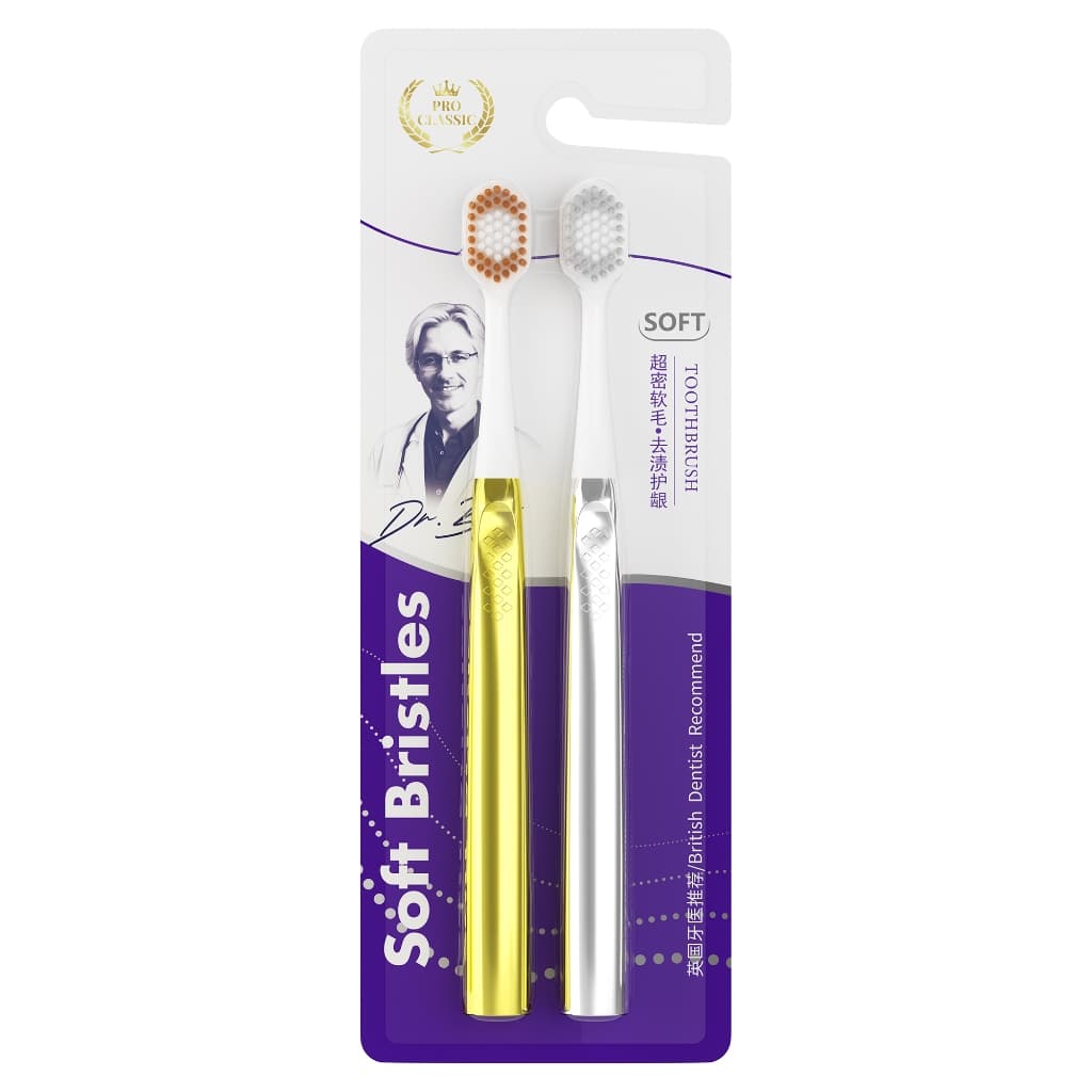 ORALGOS [Recomendado pelo dentista britânico] Escova de dentes Super macia com proteção para gengivas de grau SPA | Desu