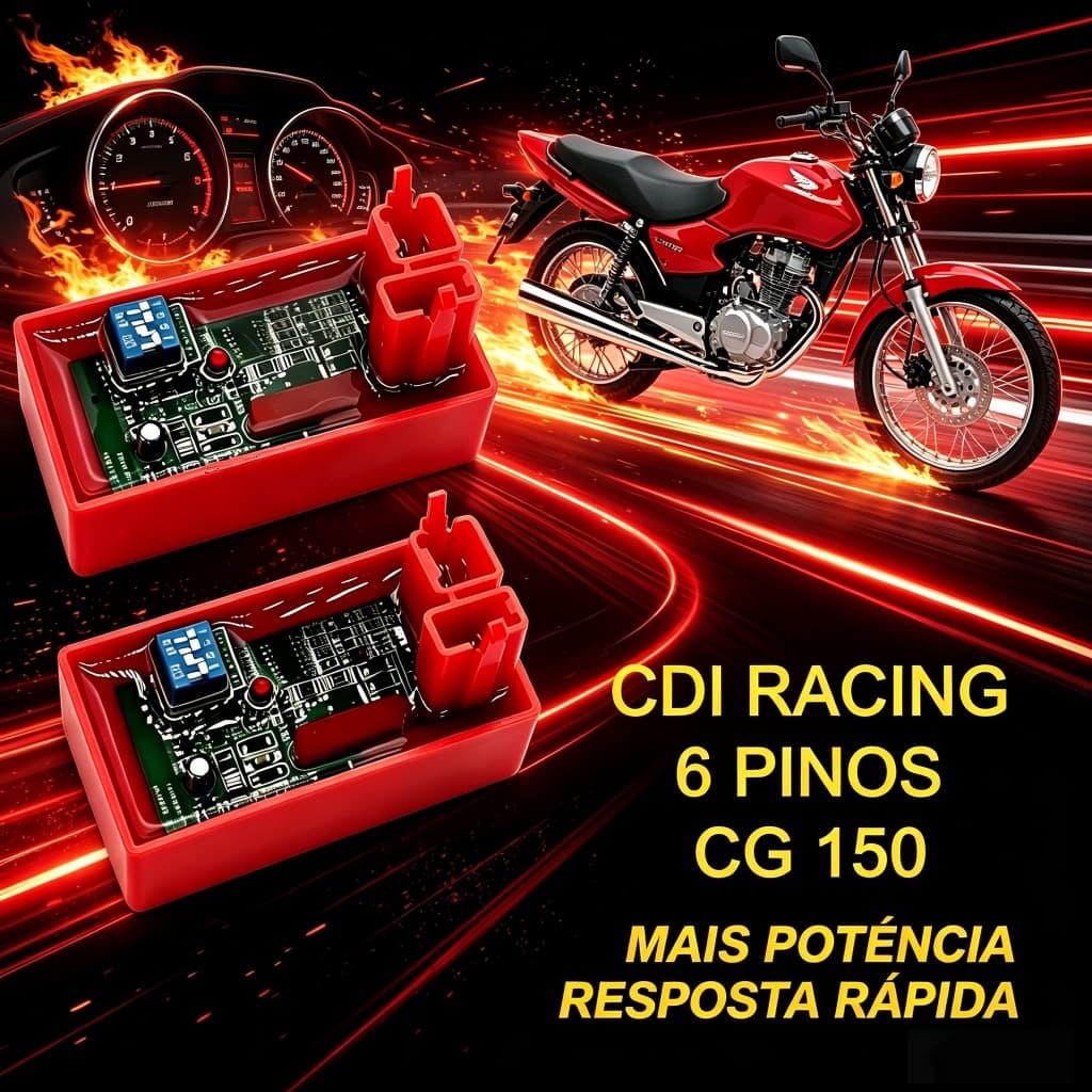 Interruptor De Ignição De Motocicleta De Corrida AC CDI De 6 Pinos