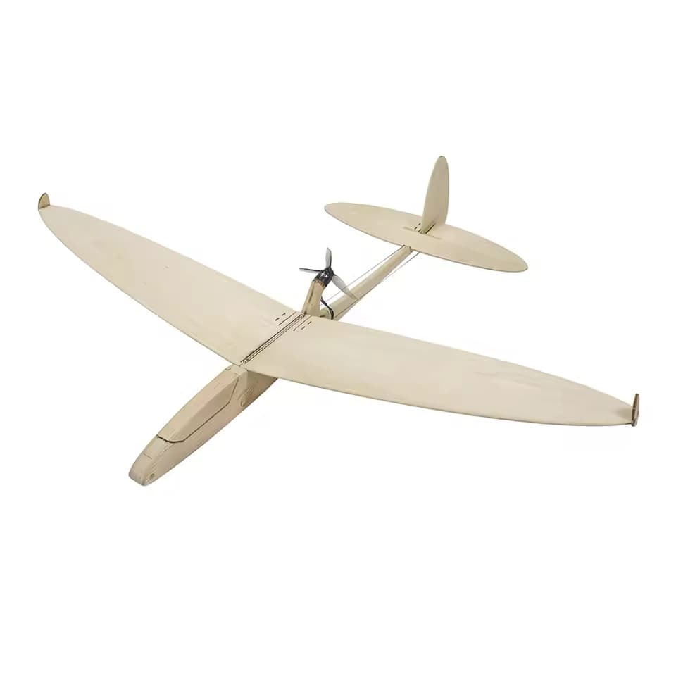 Modelo De Avião RC Corte A Laser Balsa Kit De Madeira Envergadura 600mm Pardal F06 Planador Vôo Livre Construção DIY
