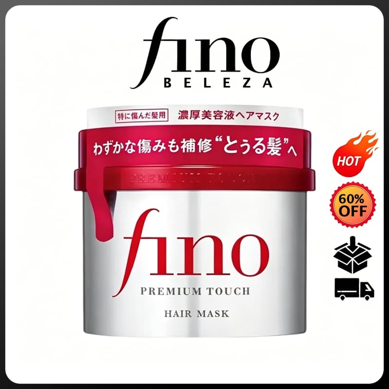 [Original] Máscara Capilar Shiseido Fino Máscara Capilar Shiseido Fino Premium Touch Repara os cabelos secos e ruivos