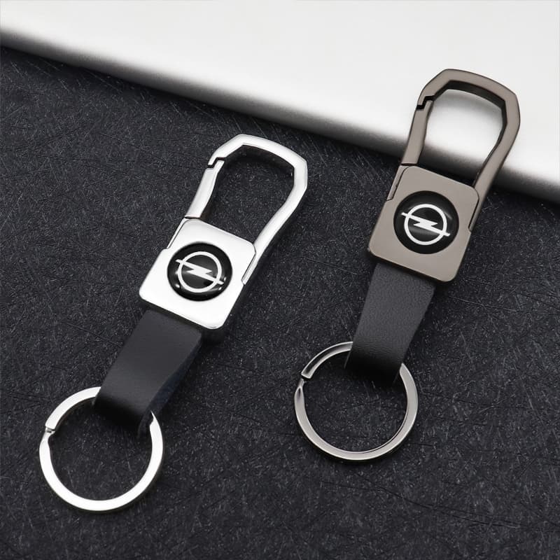 Estoque Pronto Chaveiro De Carro Couro Liga De Metal Capa De Chave Para Opel Insignia Astra Antara Meriva Zafira Hg Cors