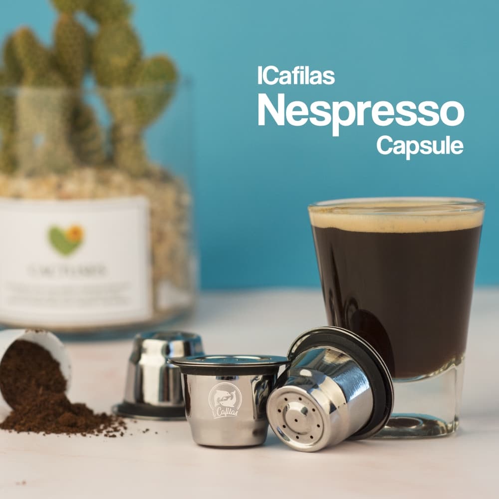 Espresso Capsulas Nova Versão Recargables Filtro De Café Cápsula Recarregável Nespresso De Aço Inoxidável Reutilizável P
