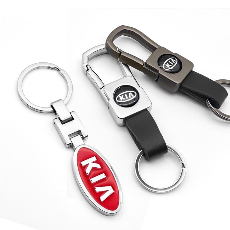 KIA Logotipo Do Carro Liga De Zinco Chaveiro Decoração Metal Acessórios Para Ceed Borrego Carens K2