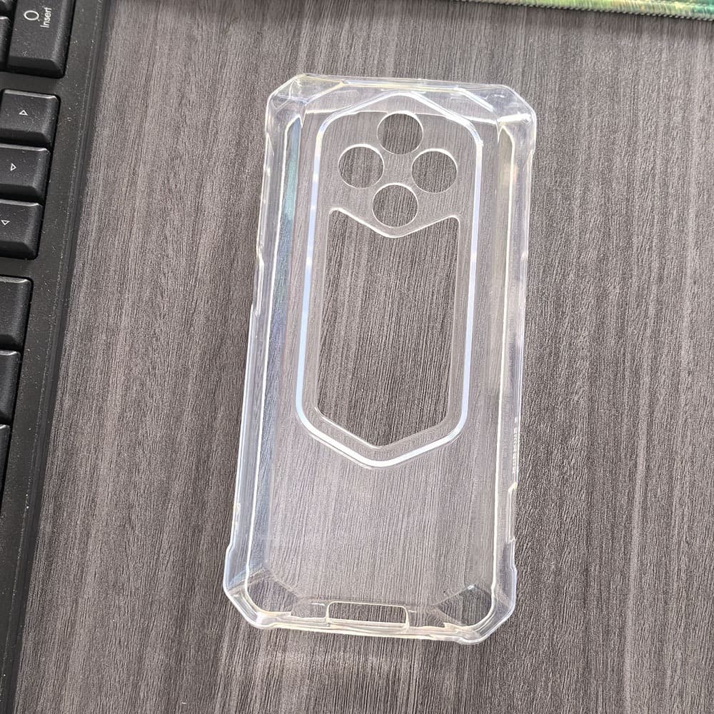 Capa Transparente De TPU Macio Para Ulefone Rugking 5 Pro Protetora De Telefone De Silicone