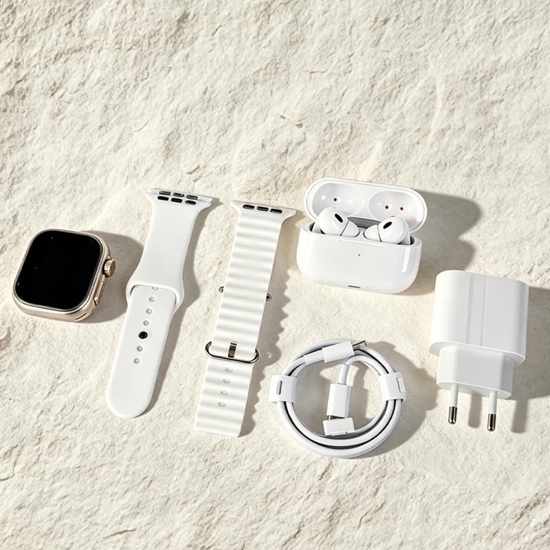 kit De Calculadora De Smartwatch Relógio Inteligente 2026 Novo digital Para iOS Android Full 6 Em 1 i13 TWS/Carregador
