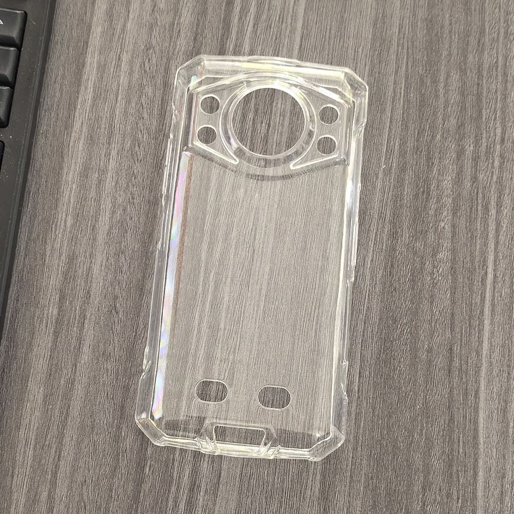Capa Transparente De TPU Macio Para Doogee Fire 7 Ultra Silicone Protetora Traseira Telefone