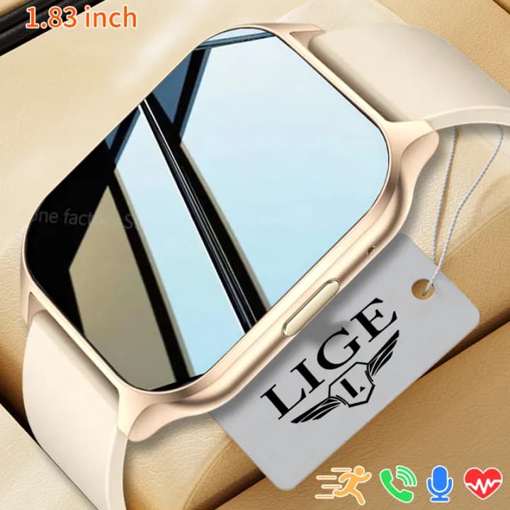 LIGE Relógio Inteligente Fitness Esportes Pulseira Monitor De Sono Homens Mulheres Smartwatch + Caixa