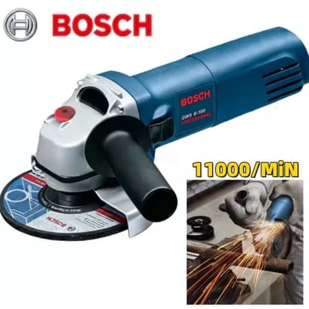 Esmeriilhadeira Angular1000W elétrica GW6-100 Lixadeira elétricas Genérica Bosch