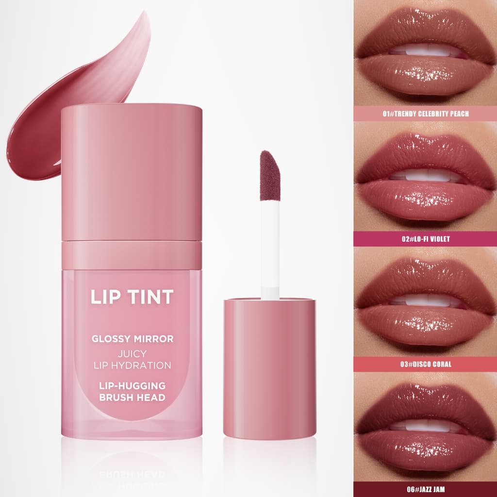 Juicy Pop Lip Tint , Óleo Labial Hidratante , Brilho Nutritivo De Longa Duração , Extremidade De Alto , Cor Leve , Não P