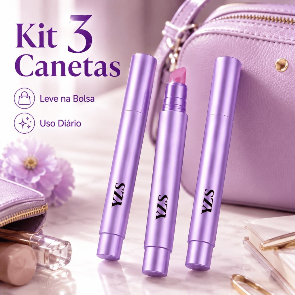 Kit De Canetas De Óleo De Cutícula Com Ponta Cerâmica 1/2/3/5-Hidrata Unhas Naturais-Cuidados Diários