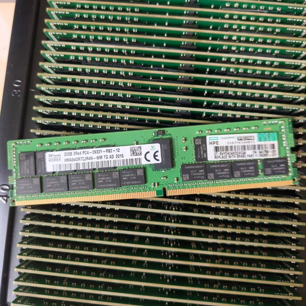 Original Samsung DDR4 Servidor RAM Memória Moudle 16G 8G ECC REG 2400MHz 2133MHz 1RX4 2RX4 x99e5